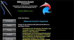 Desktop Screenshot of naehservice-aurach.de